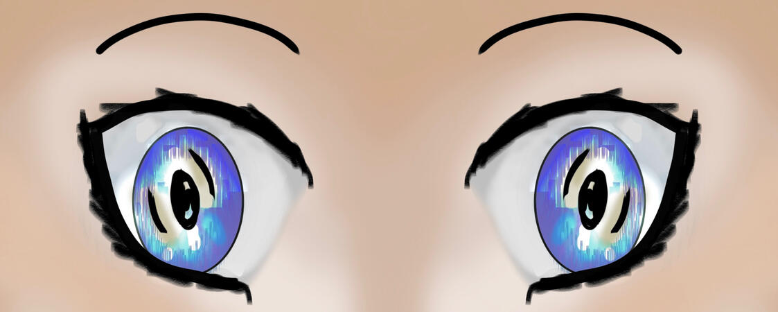 Glitch eyes